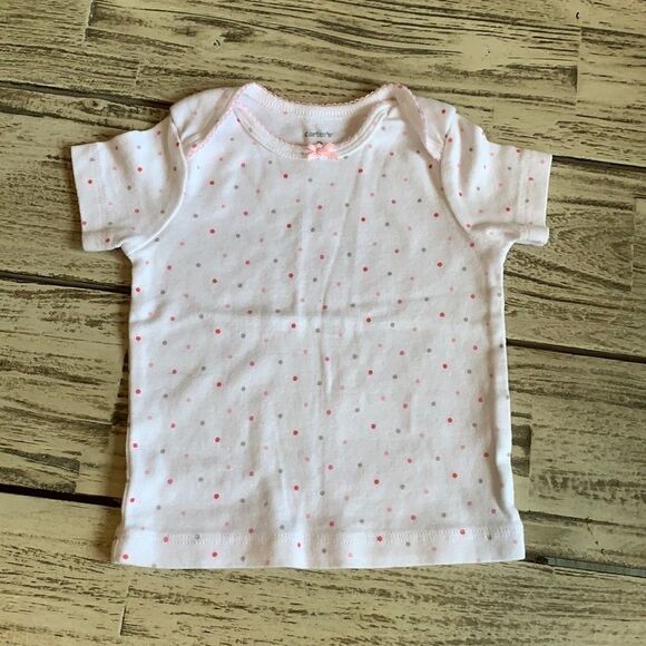 𝅺5/$25 Carter’s Polka Dot Shirt - Picture 1 of 3